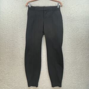 Athleta Pants Womens 6 Black Work It City Wool Blend Slim Trouser Stretch Career